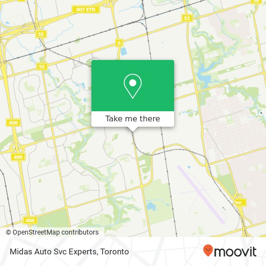 Midas Auto Svc Experts map