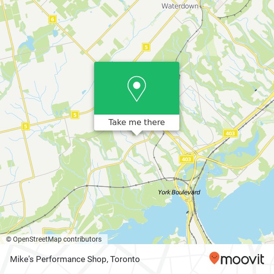 Mike's Performance Shop map
