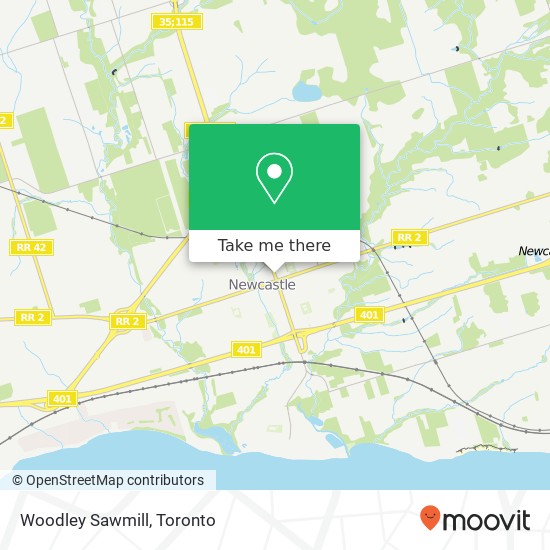 Woodley Sawmill map