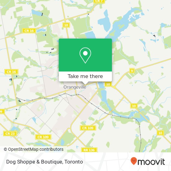 Dog Shoppe & Boutique map