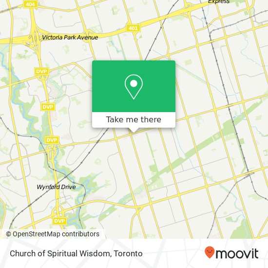 Church of Spiritual Wisdom map