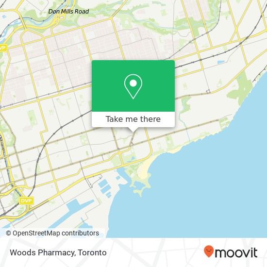 Woods Pharmacy map