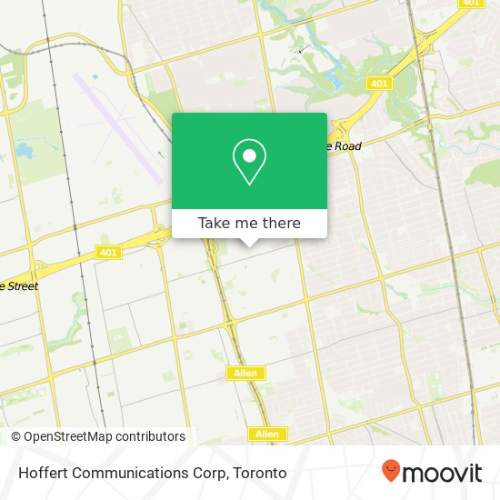 Hoffert Communications Corp map
