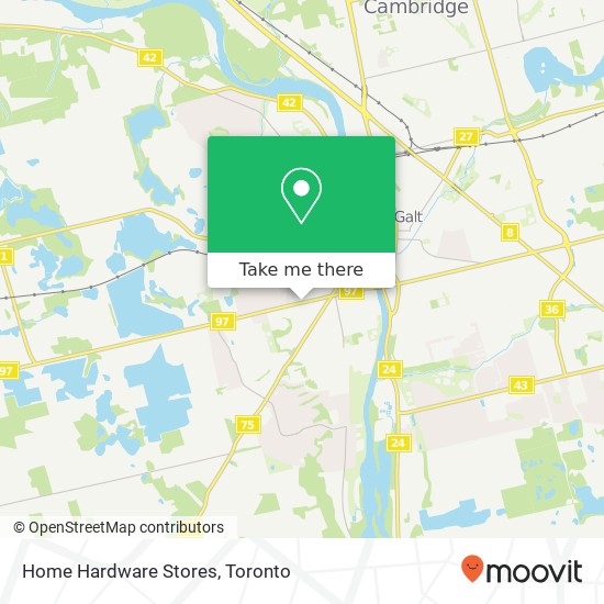 Home Hardware Stores map