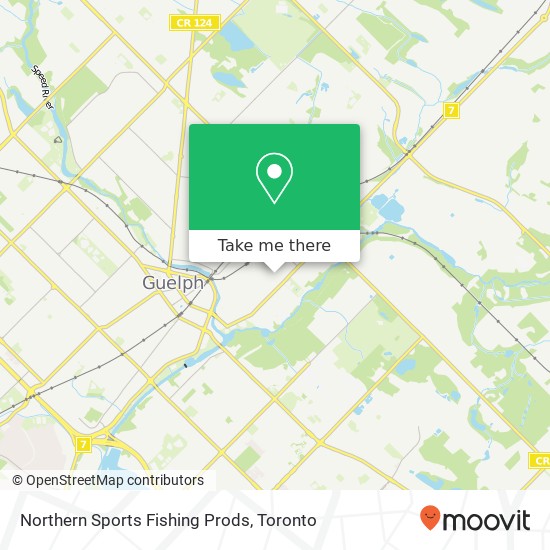 Northern Sports Fishing Prods map