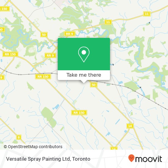 Versatile Spray Painting Ltd map