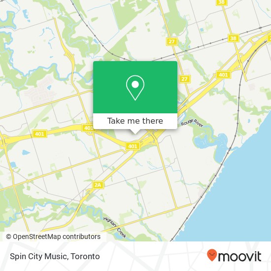 Spin City Music map