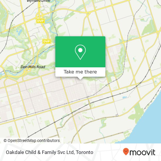 Oakdale Child & Family Svc Ltd map