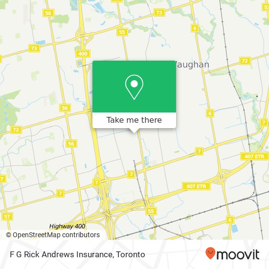 F G Rick Andrews Insurance map