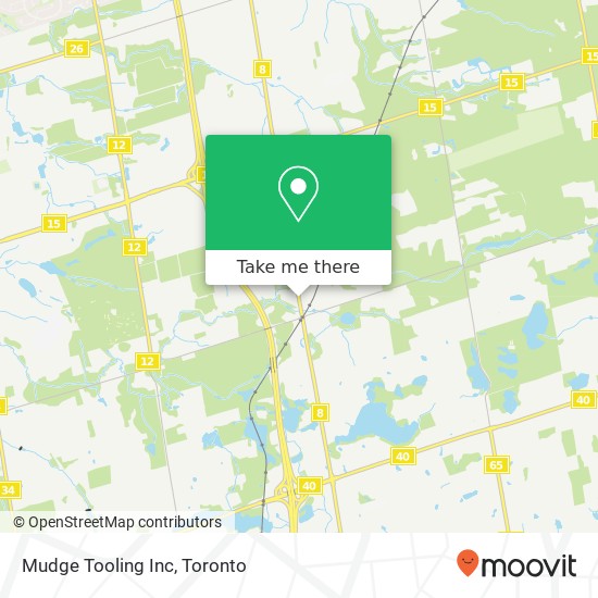 Mudge Tooling Inc map