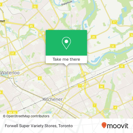 Forwell Super Variety Stores map