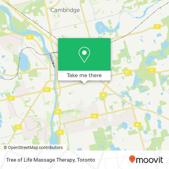 Tree of Life Massage Therapy map