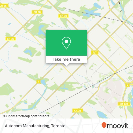Autocom Manufacturing map