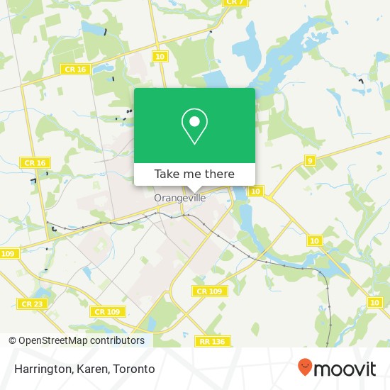 Harrington, Karen map
