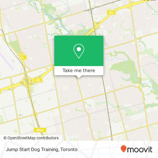 Jump Start Dog Training map