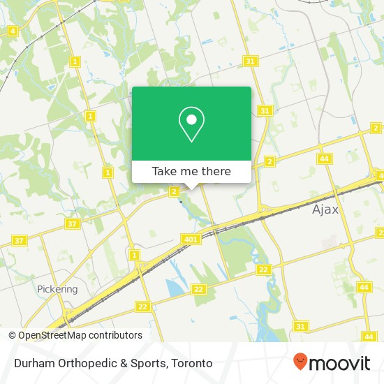 Durham Orthopedic & Sports map