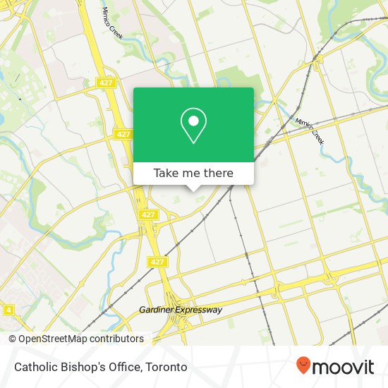 Catholic Bishop's Office map