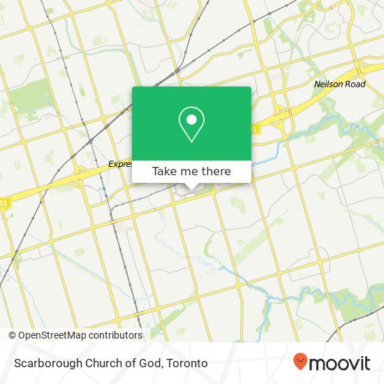Scarborough Church of God map