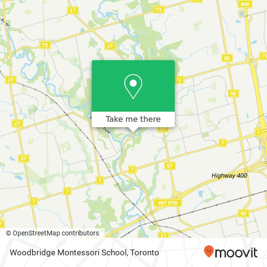 Woodbridge Montessori School map