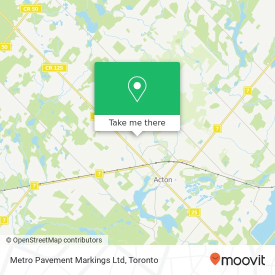 Metro Pavement Markings Ltd map