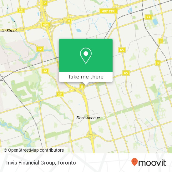 Invis Financial Group map