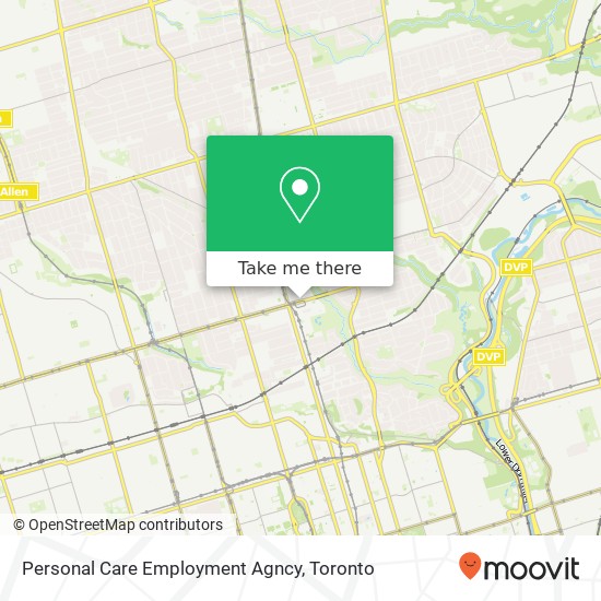 Personal Care Employment Agncy map