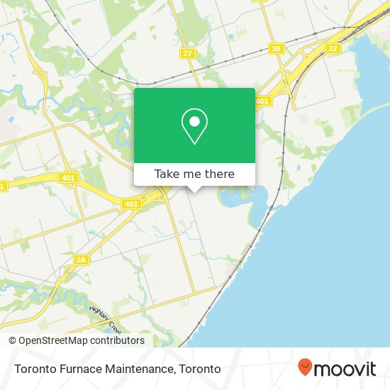 Toronto Furnace Maintenance map