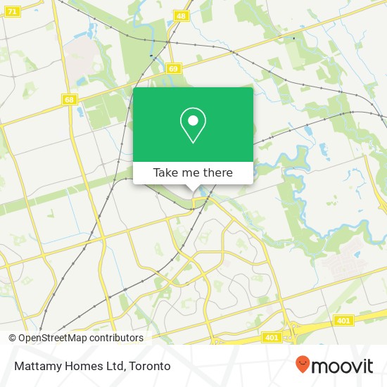 Mattamy Homes Ltd map