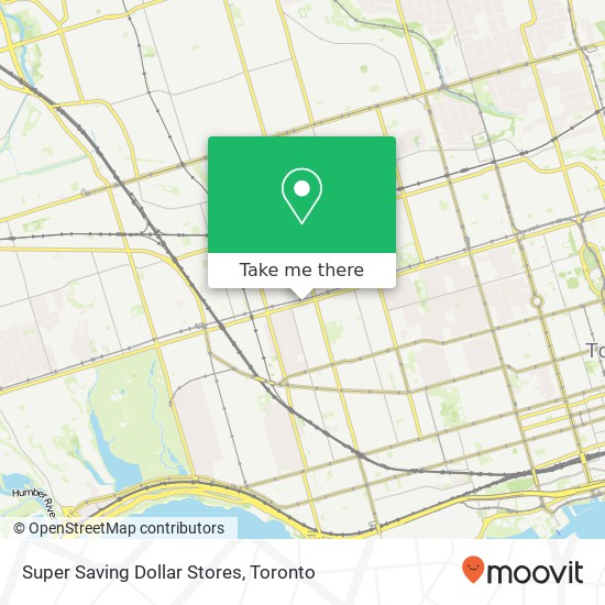 Super Saving Dollar Stores map