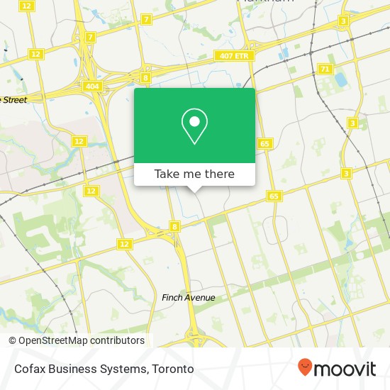 Cofax Business Systems map