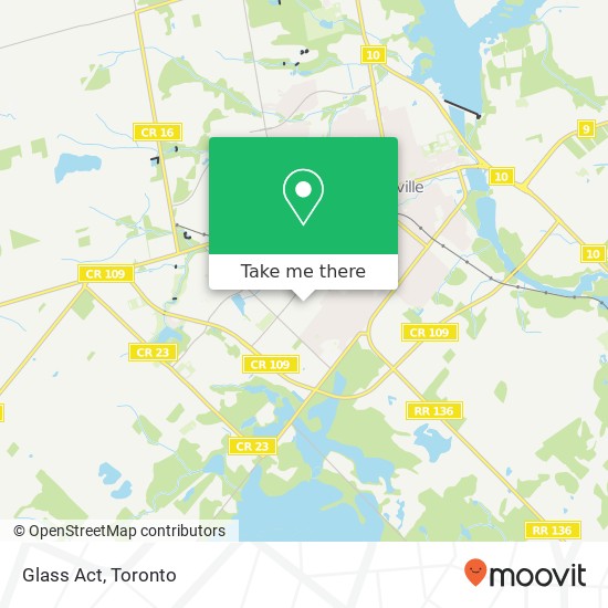 Glass Act map