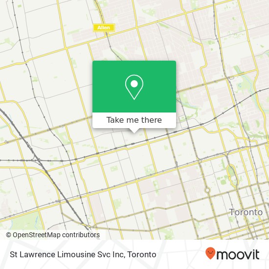 St Lawrence Limousine Svc Inc map