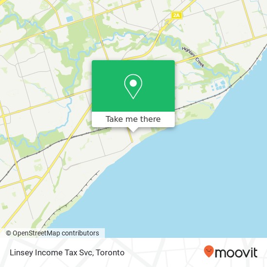 Linsey Income Tax Svc map