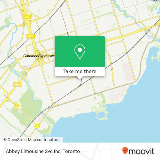 Abbey Limousine Svc Inc map