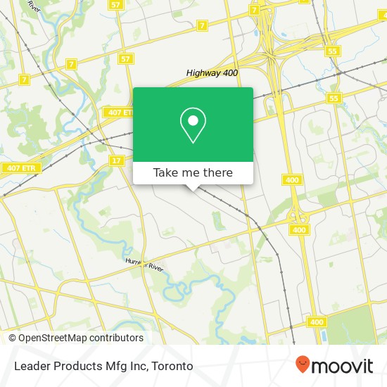 Leader Products Mfg Inc map