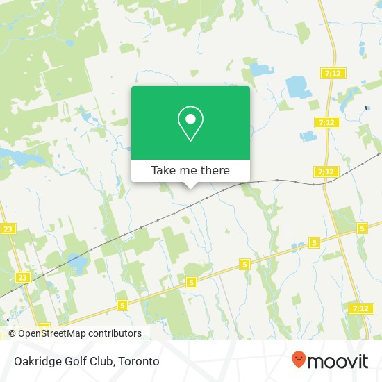 Oakridge Golf Club map