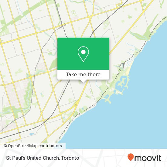 St Paul's United Church map