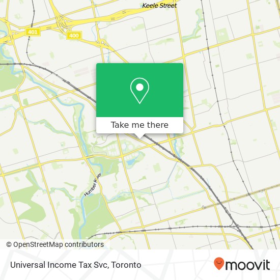 Universal Income Tax Svc map