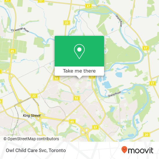 Owl Child Care Svc map