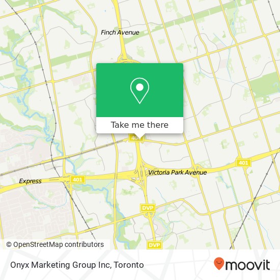 Onyx Marketing Group Inc map