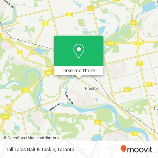 Tall Tales Bait & Tackle map