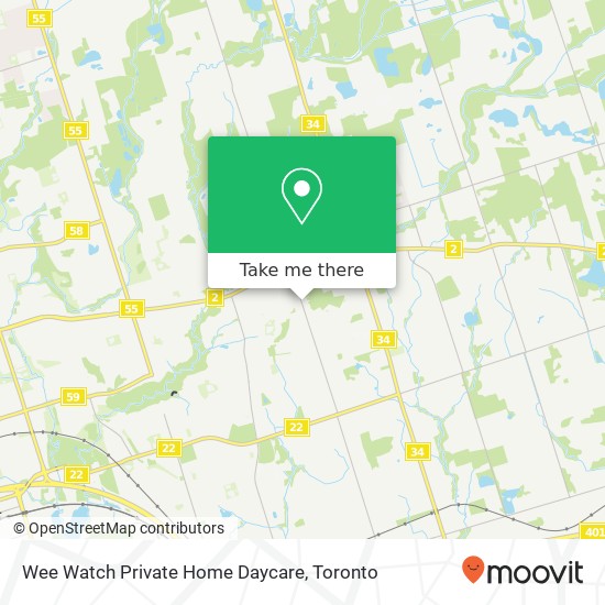 Wee Watch Private Home Daycare map