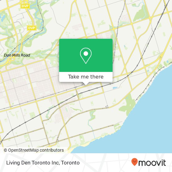 Living Den Toronto Inc map