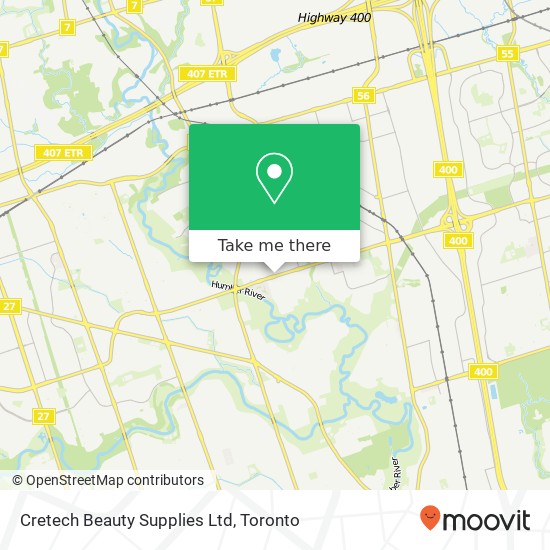 Cretech Beauty Supplies Ltd map