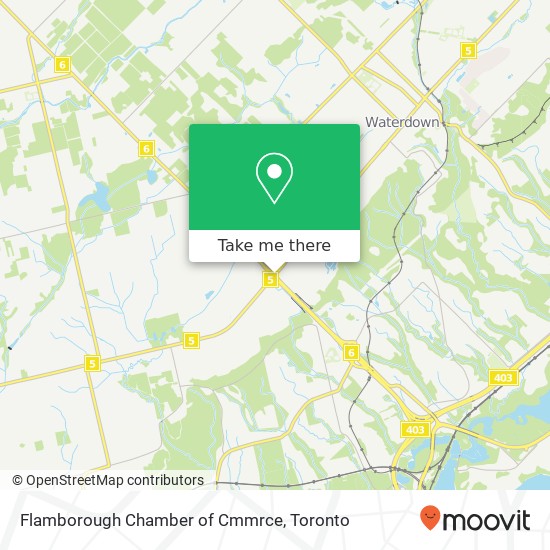 Flamborough Chamber of Cmmrce map