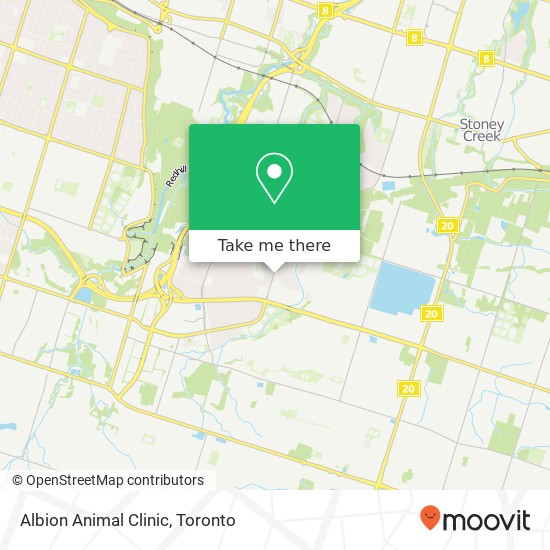 Albion Animal Clinic map