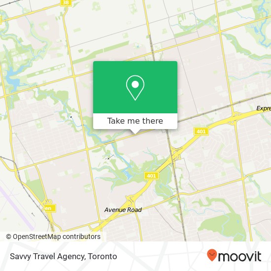 Savvy Travel Agency map