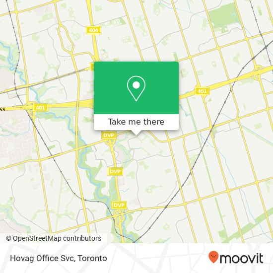 Hovag Office Svc map