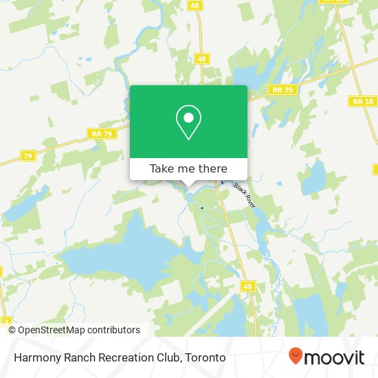 Harmony Ranch Recreation Club map