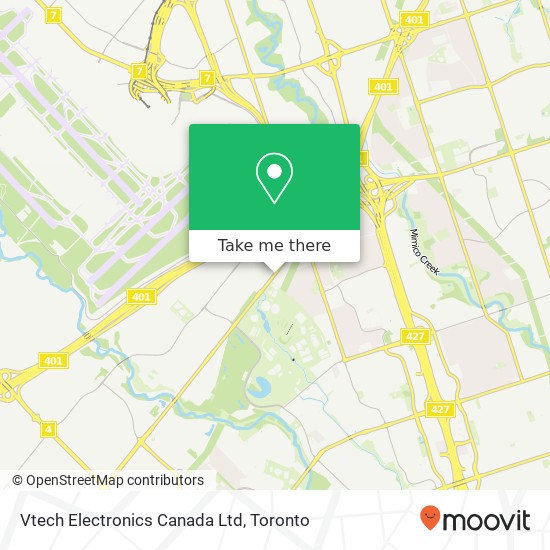 Vtech Electronics Canada Ltd map
